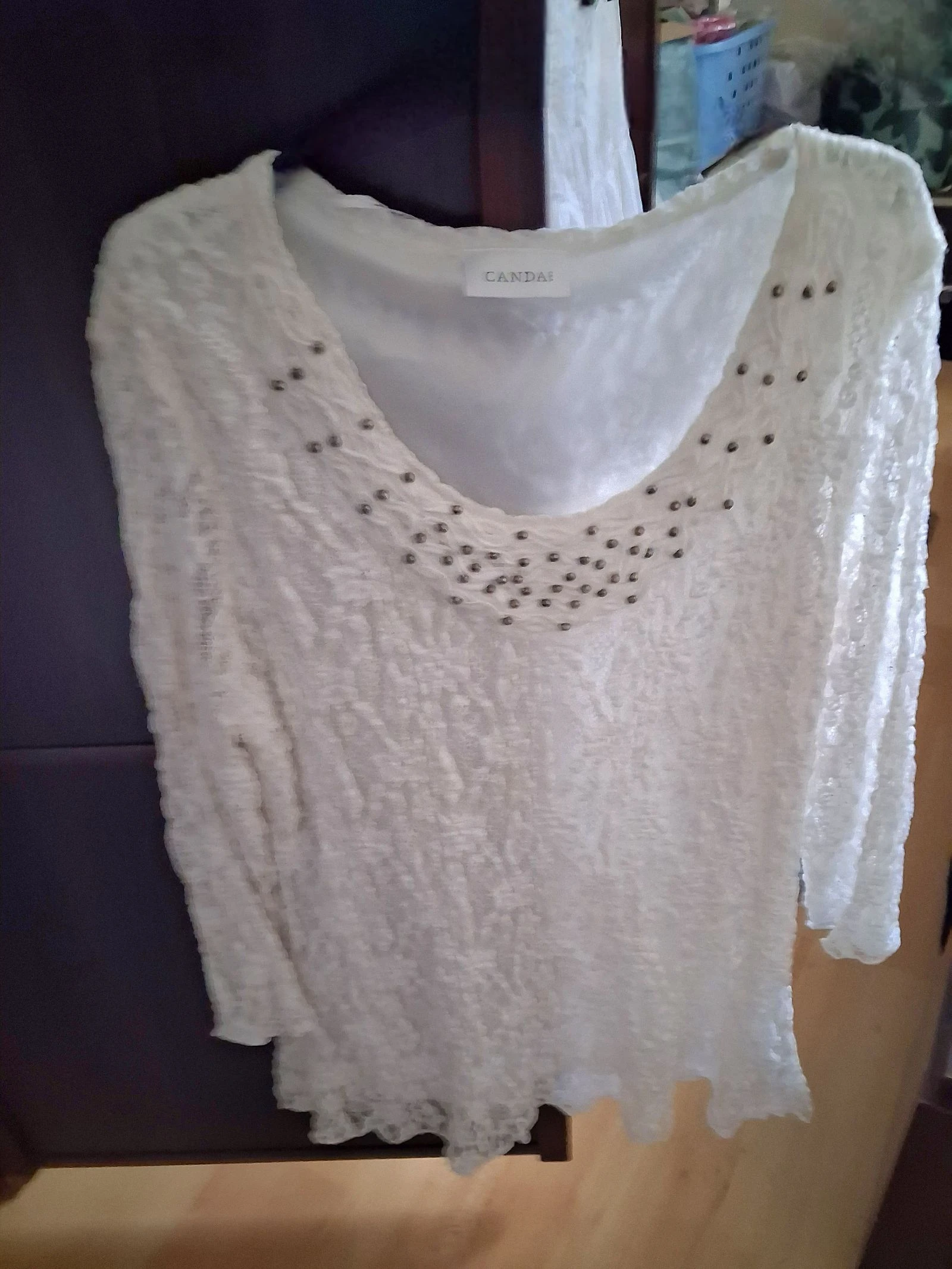 Belle tunique blanche C&A taille 48